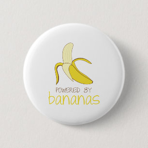 Angetrieben durch Bananen Button