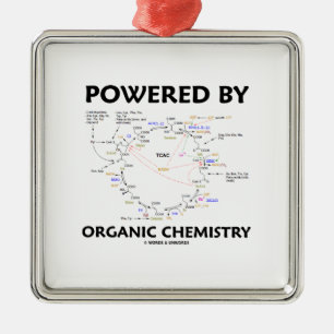 Angetrieben durch Bio Chemie (Krebs Zyklus) Ornament Aus Metall