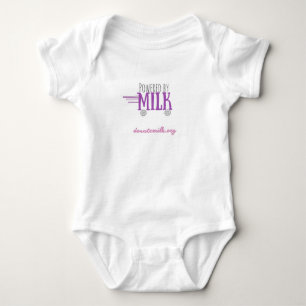 Angetrieben durch Milch Baby Strampler