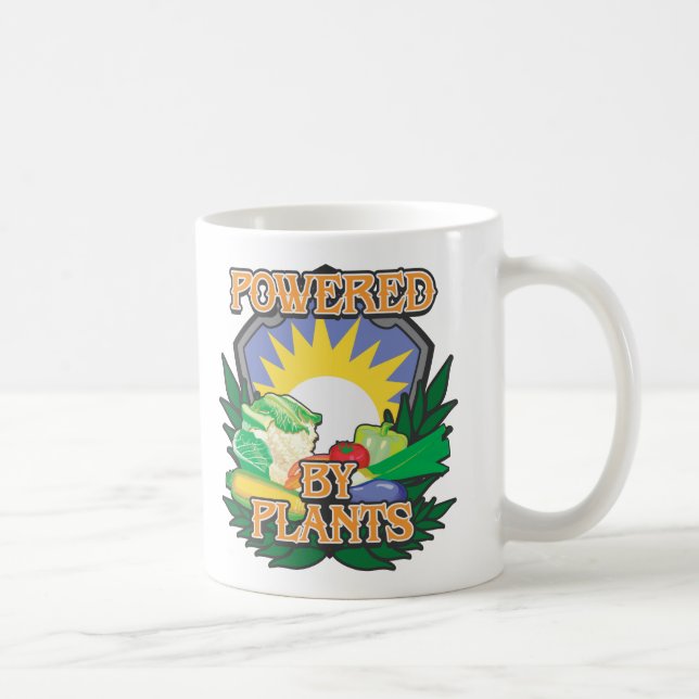 Angetrieben durch Pflanzen Kaffeetasse (Rechts)