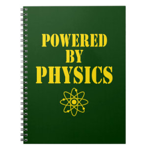 Angetrieben durch Physik-Notizbuch Notizblock