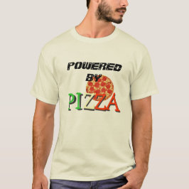 Angetrieben durch Pizza T-Shirt