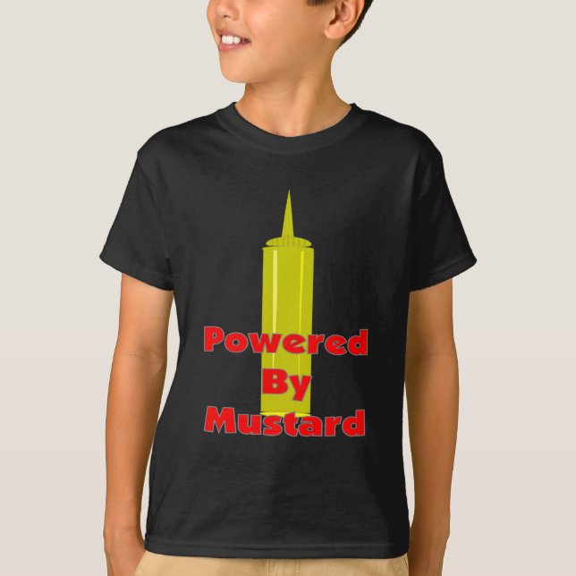 Angetrieben durch Senf T-Shirt (Vorderseite)