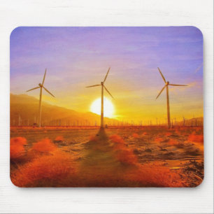 Angetrieben durch Wind Mousepad
