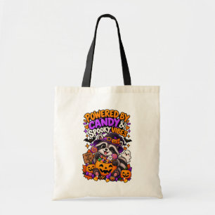 Angetrieben von Candy & Spooky Vibes Süßer Hallowe Tragetasche