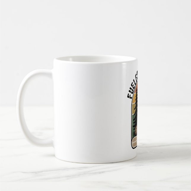 Angetrieben von Coffee Retro Camp  Kaffeetasse (Links)