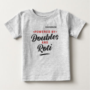 Angetrieben von Doubles und Roti Baby T-shirt
