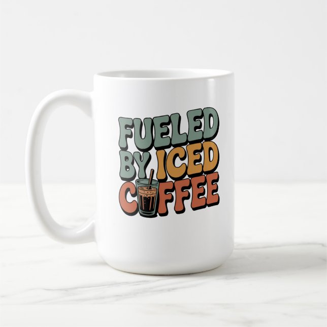Angetrieben von Eiskaffee Kaffeetasse (Links)