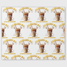 Angetrieben von Eiskaffee und großen Träumen Retro