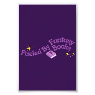Angetrieben von Fantasy-Büchern Fotodruck