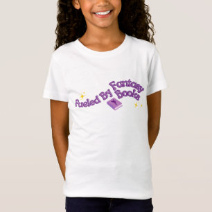 Angetrieben von Fantasy-Büchern Mädchen T-Shirt