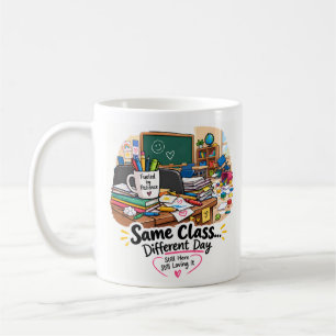 Angetrieben von Geduld Kunst vom gleichen Klassenl Kaffeetasse