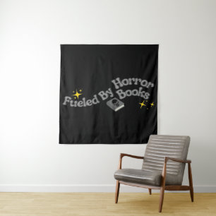 Angetrieben von Horrorbüchern Wandteppich