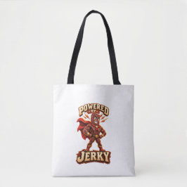 Angetrieben von Jerky Superhero Tasche