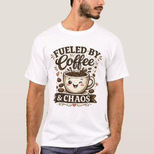 Angetrieben von Kaffee & Chaos Shirt