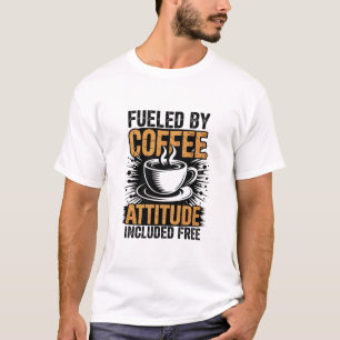 Angetrieben von Kaffee, Einstellung inklusive Kos T-Shirt
