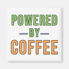 Angetrieben von Kaffee Magnet