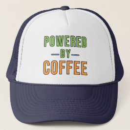 Angetrieben von Kaffee Truckerkappe