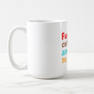 Angetrieben von Kaffee und bereit zu unterrichten Kaffeetasse