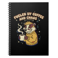 Angetrieben Von Kaffee Und Chaos Lustig Retro Dach
