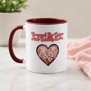 Angetrieben von Kaffee und Endloser Liebe Mutters Tasse
