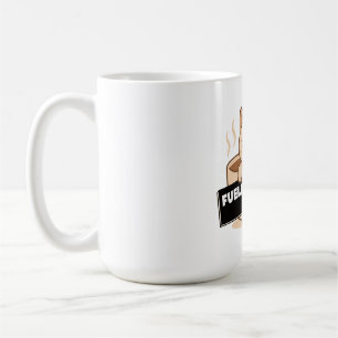 Angetrieben von Kaffee und süßen schlafenden Katze Kaffeetasse