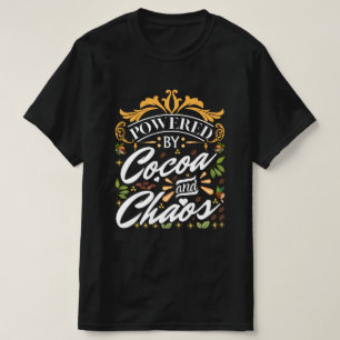 Angetrieben von Kakao und Chaos lustiges Weihnacht T-Shirt