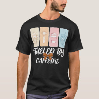 Angetrieben von Koffein Espresso T-Shirt