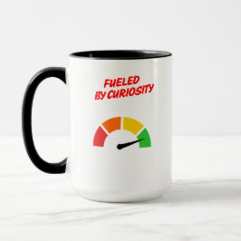 Angetrieben von Neugier Tasse