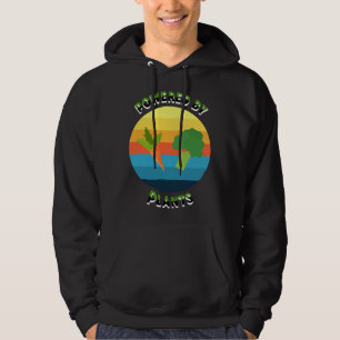 Angetrieben von Pflanzen vegetarische vegane Work Hoodie