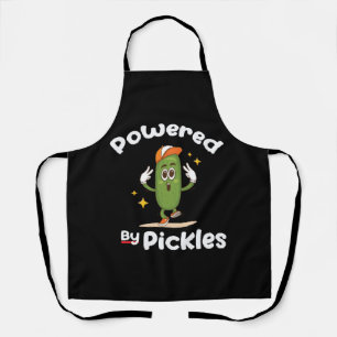 Angetrieben von Pickles Essen Essiggurke Lustig Schürze