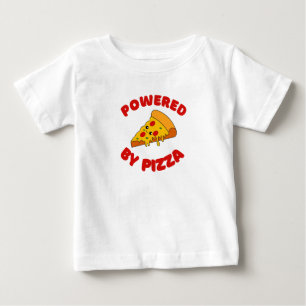 ANGETRIEBEN VON PIZZA BABY T-SHIRT