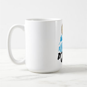 Angetrieben von Pizza – Lustiges Design für Foodie Kaffeetasse