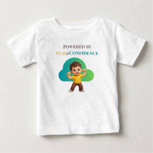 Angetrieben von Spiel und Selbstvertrauen Baby T-shirt