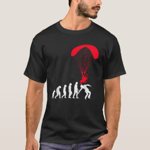 Angetriebener Paramotor Lustiges Paragliding Evolu T-Shirt