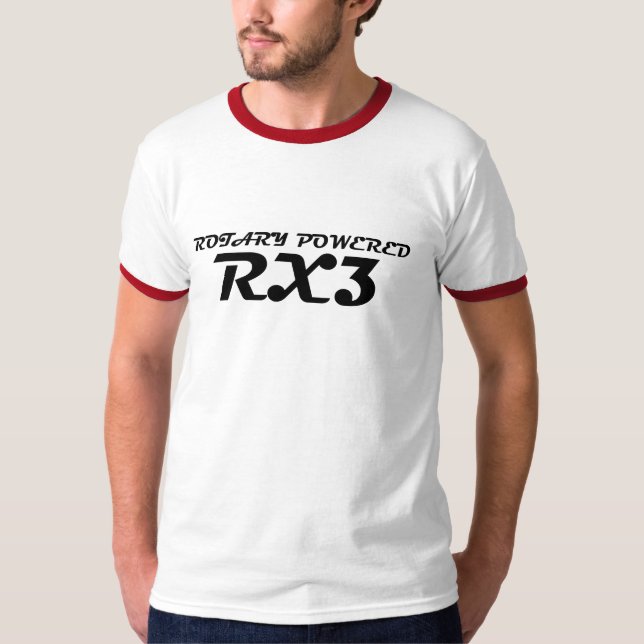Angetriebenes Dreht-Shirt RX3 T-Shirt (Vorderseite)
