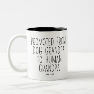 Angewohnt für den menschlichen Großvater Funny g Zweifarbige Tasse
