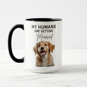 Angewohnt, meine Menschen werden verheiratet, Hund Tasse
