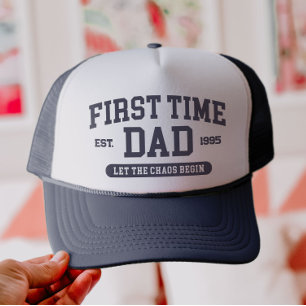 Angewohnter erster Vater Funny New Dad Vatertag Truckerkappe