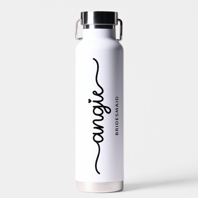 Angie Niedlich Heart I Bridesmaid Trinkflasche (Vorne)