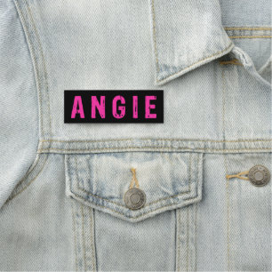 Angie Pink Name Namensschild