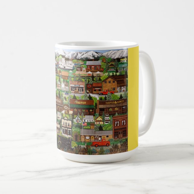 Angies Goldpostensumpter-Kaffeetasse Kaffeetasse (VorderseiteRechts)