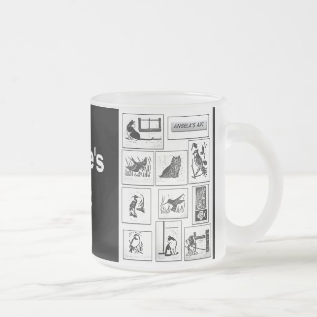 Angies Kunst-Vielzahl Tasse (Rechts)