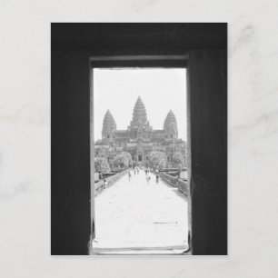 Angkor Kambodscha, Angkor Wat Doorway View Postkarte