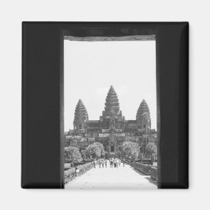 Angkor Kambodscha, Angkor Wat Durchgang Ansicht 2 Magnet