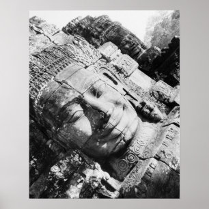 Angkor Kambodscha, Kopf des Bayon Poster