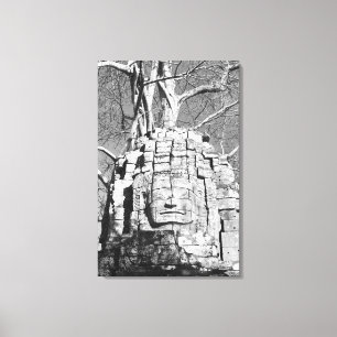 Angkor Kambodscha, Kopf Ta Som Tempel Leinwanddruck