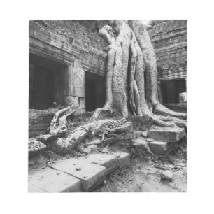 Angkor Kambodscha, Ta Prohm Tree Notizblock