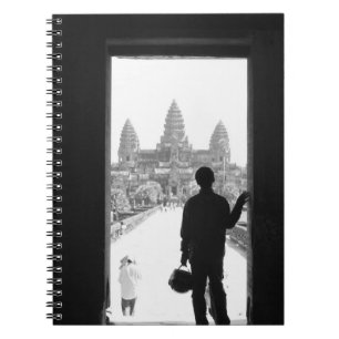Angkor Kambodscha, Türe und Person Angkor Wat Notizblock