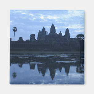 angkor reflektieren blau magnet